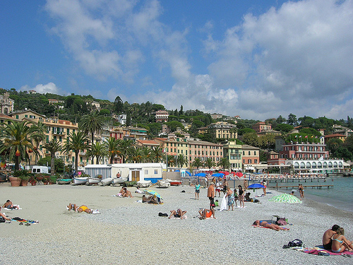 Santa Margherita Ligure situata sulla Riviera di Levante della Liguria 