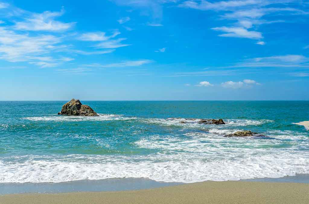Ligurien, Strand von Pietra Ligure