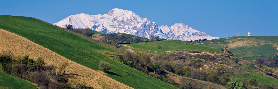 Panorama degli Appennini abruzzesi