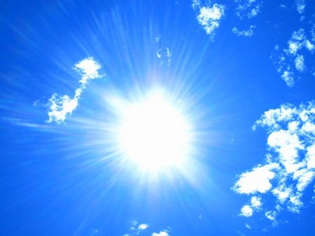 Sole in montagna