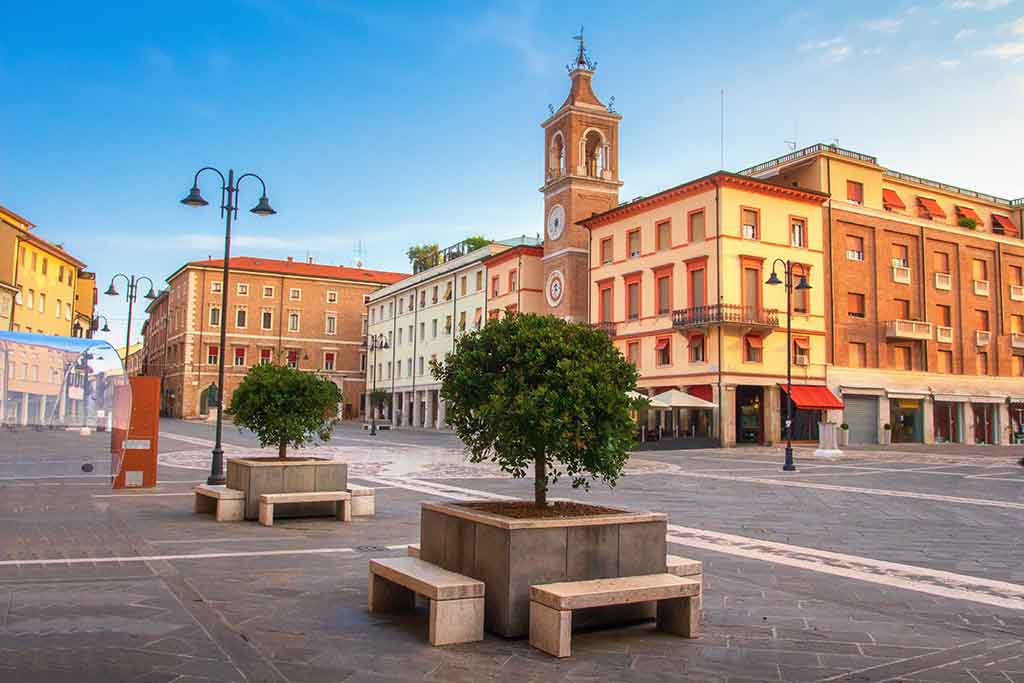 Emilia Romagna, Rimini, Piazza dei Tre Martiri