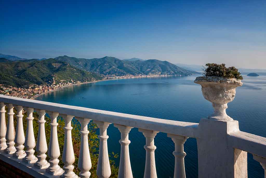 Liguria, view of Alassio
