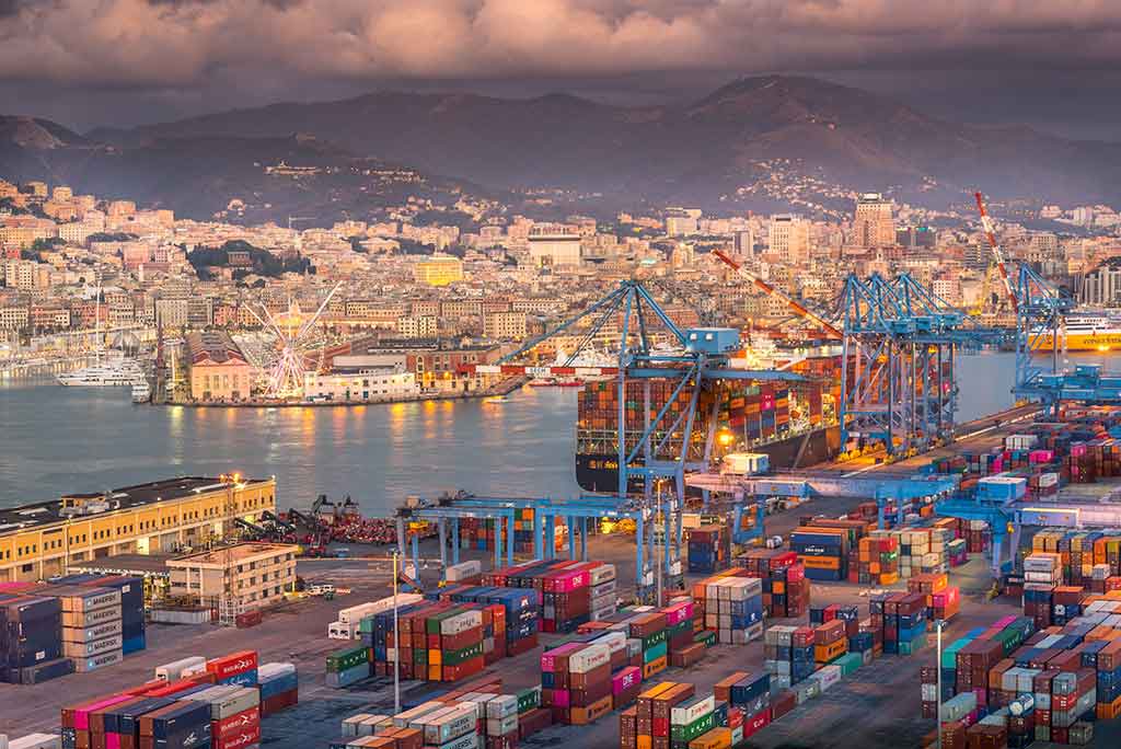 Ligurie, Gênes, le port