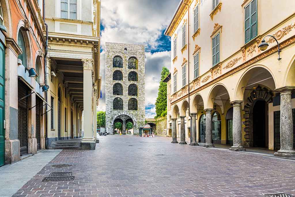 Lombardy, Como, pedestrian area