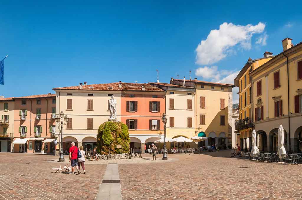 Lombardy, Iseo, main square