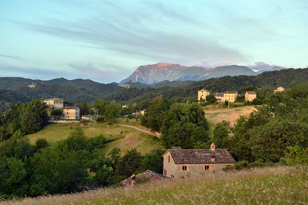 Vista sul Monte Vettore, Umbria