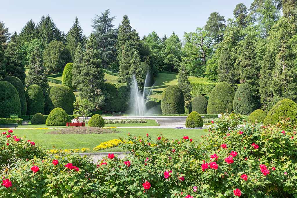 Varese, jardins d'Estensi