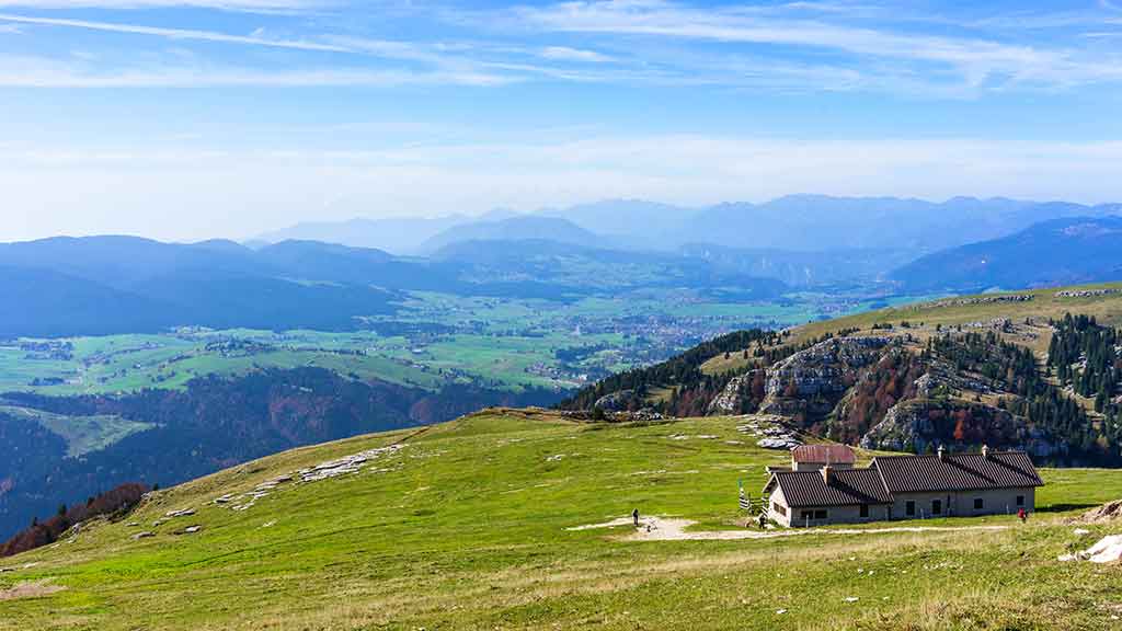 Plateau Asiago, Vicence, vue depuis le Monte Fior