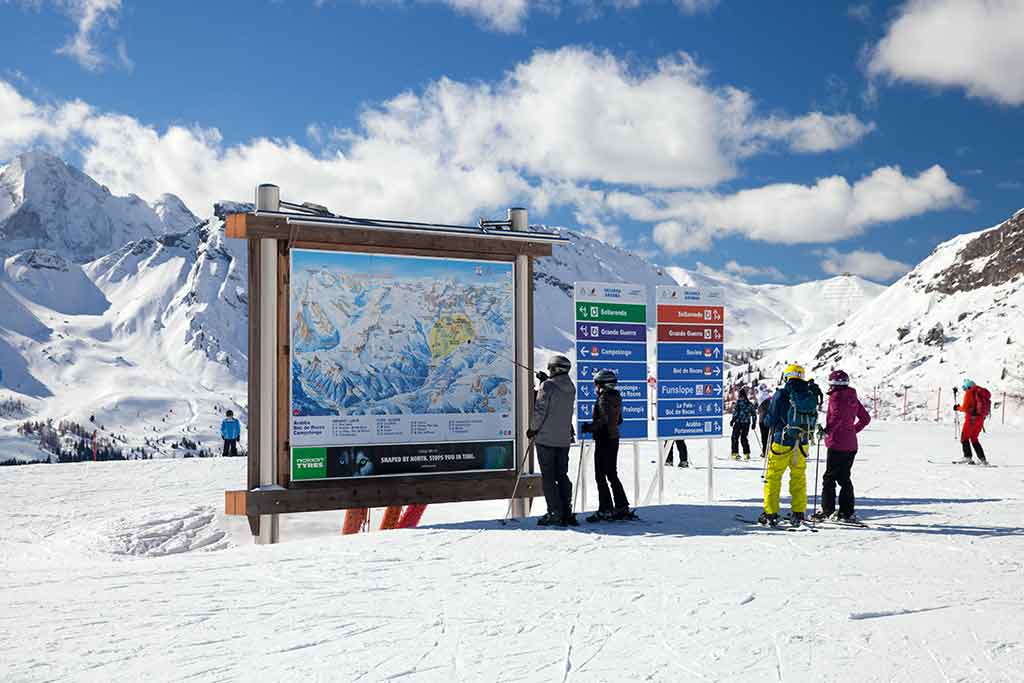 Arabba, ski slopes