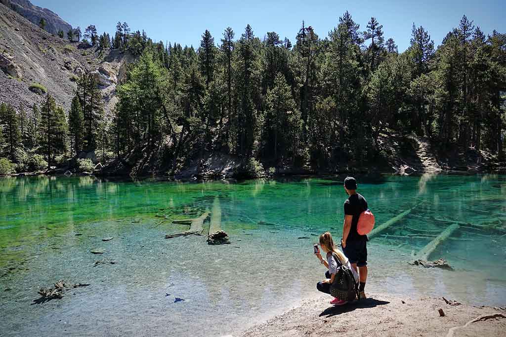 Excursion au lac vert de Bardonnèche