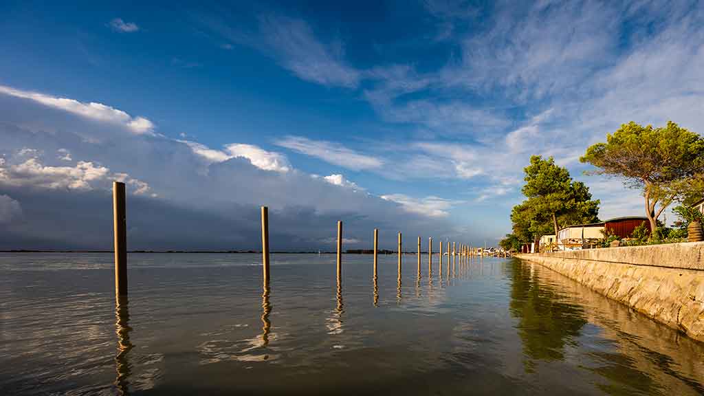 The Bibione lagoon, Venice