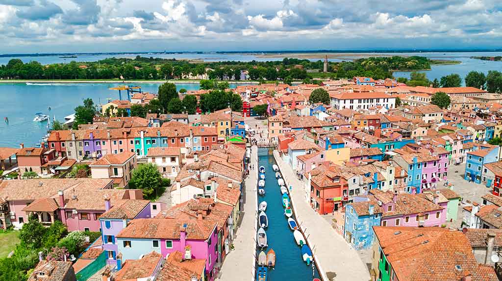 Burano, Luftaufnahme