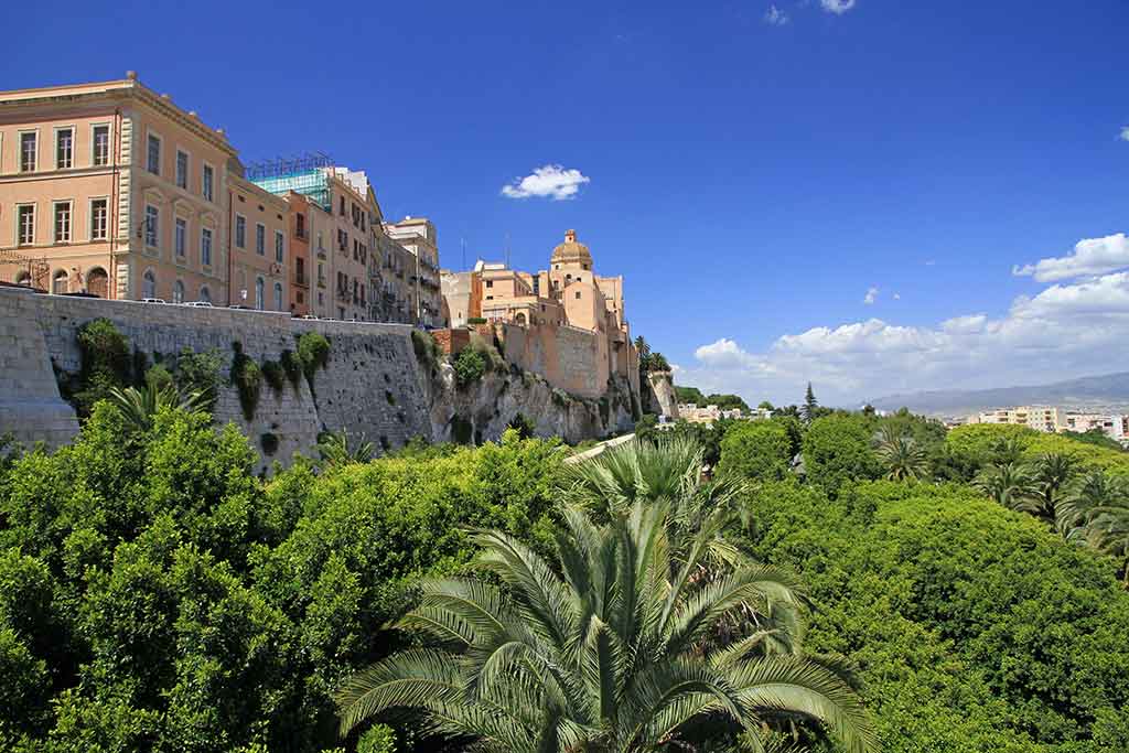 Cagliari, das historische Zentrum von Castello