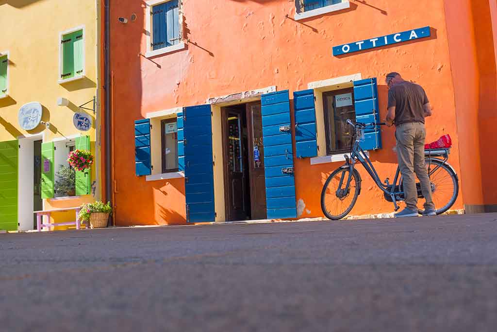 Caorle, tipiche case del centro storico