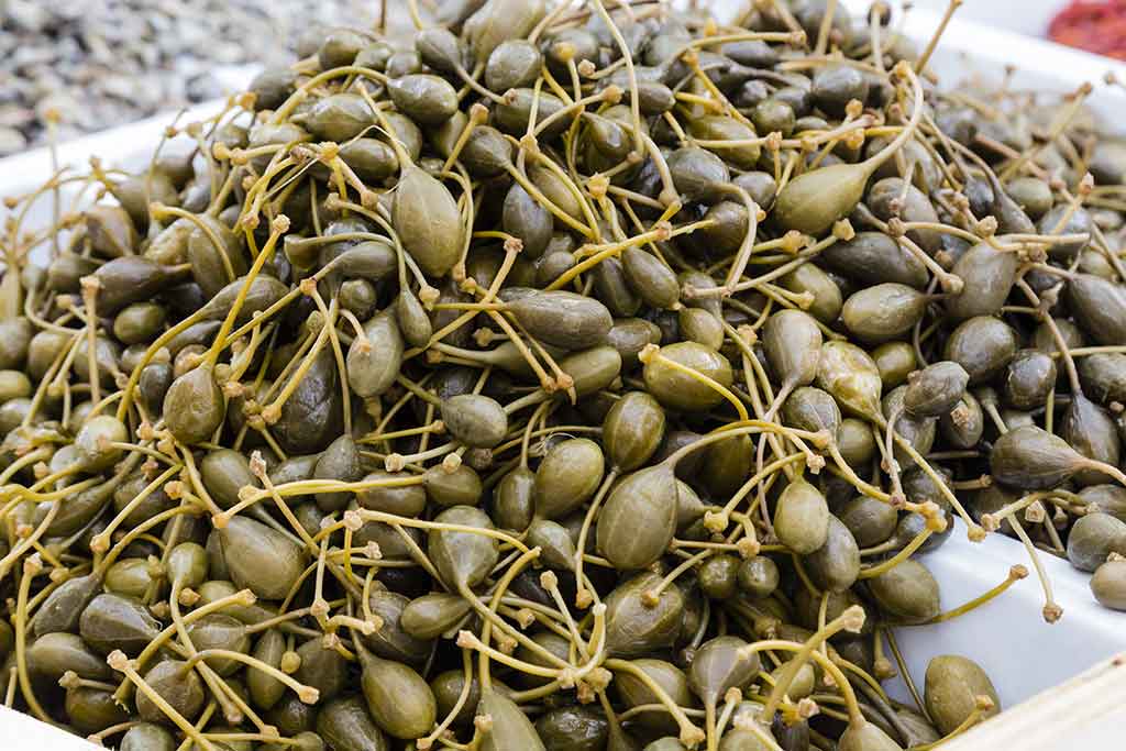 Pantelleria, produzione di capperi