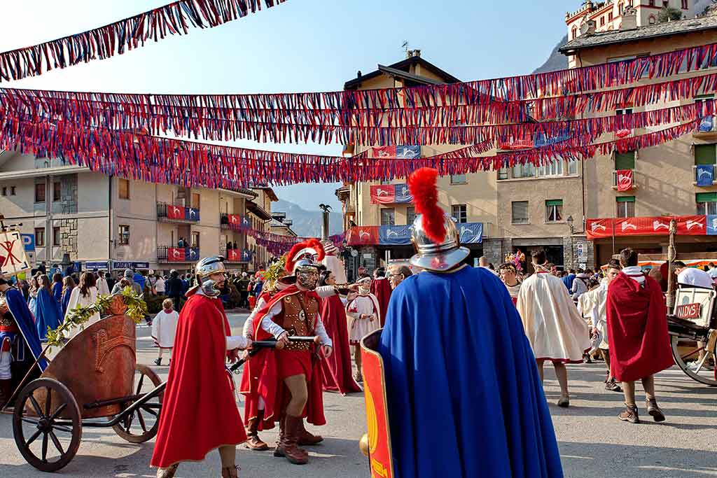 Carnival in Valle d'Aosta in Pont Saint Martin