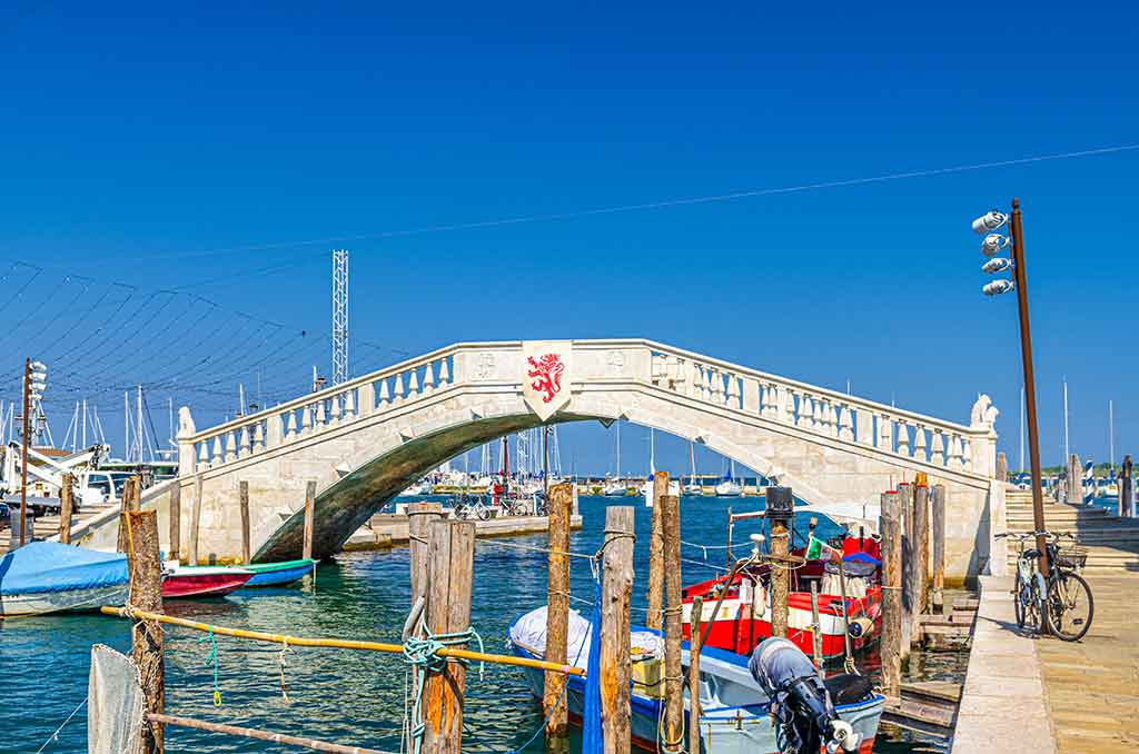 Chioggia, ponte di Vigo sul fiume Vena, provincia di Venezia