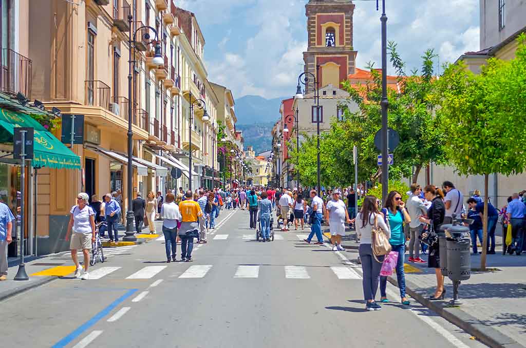Centre piétonnier Corso Italia de Sorrente