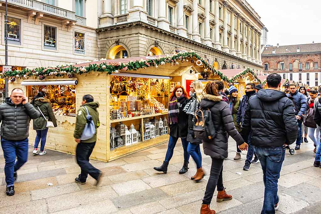 Christmas Fair in Piazza Duomo, Milan