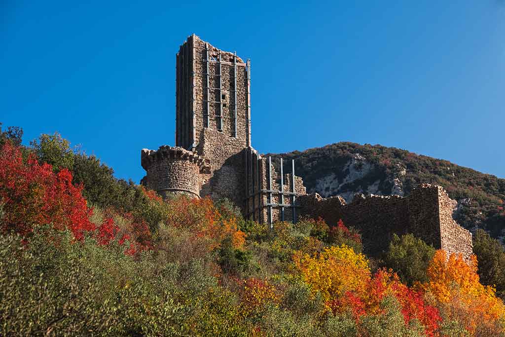 Fortezza abbondonata in Umbria