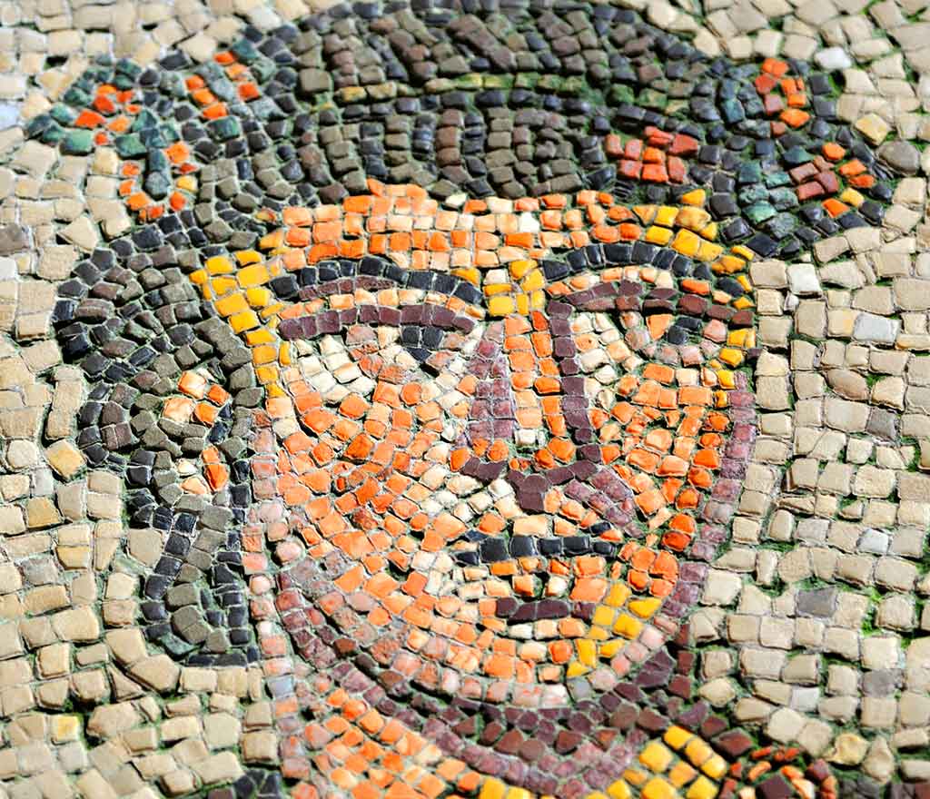 Aquileia, Byzantine mosaic in the Basilica of Aquileia