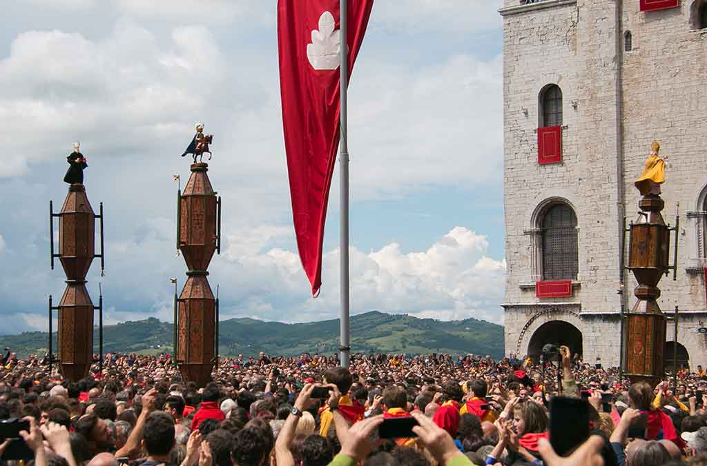 Gubbio, Perugia, the Candles Race