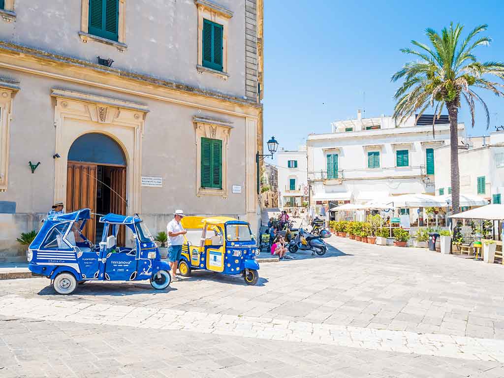 Das historische Zentrum von Otranto in Salento
