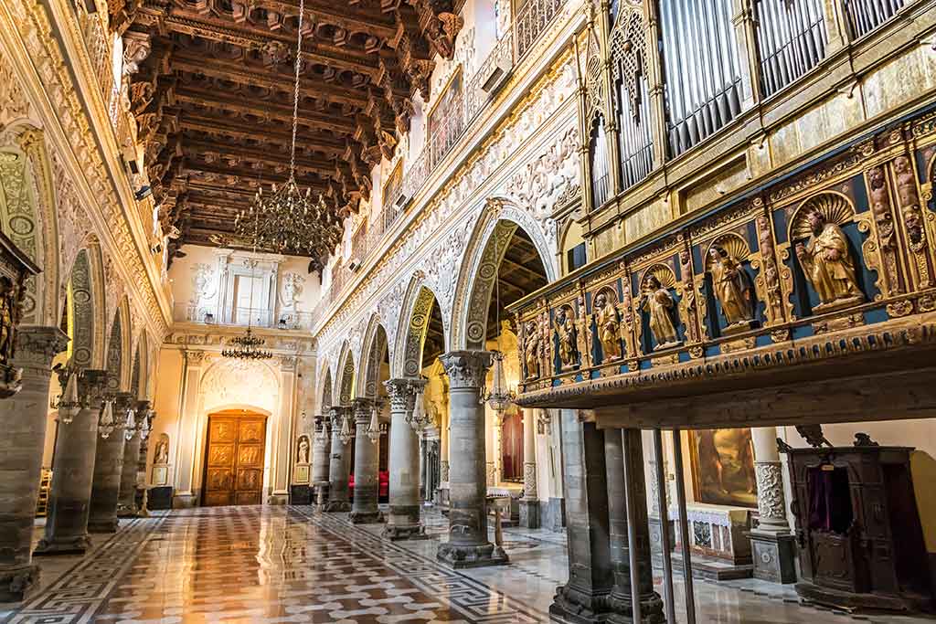 Interior of the Cathedral of Enna