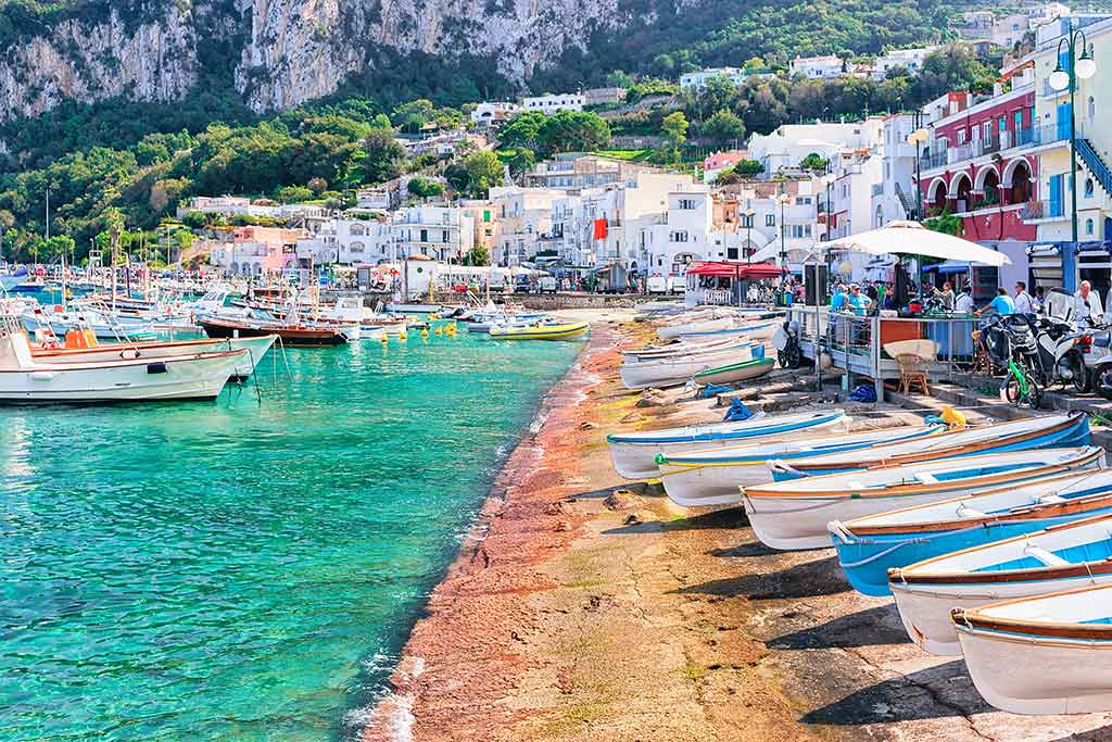 Capri island, marina grande Capri island, marina grande