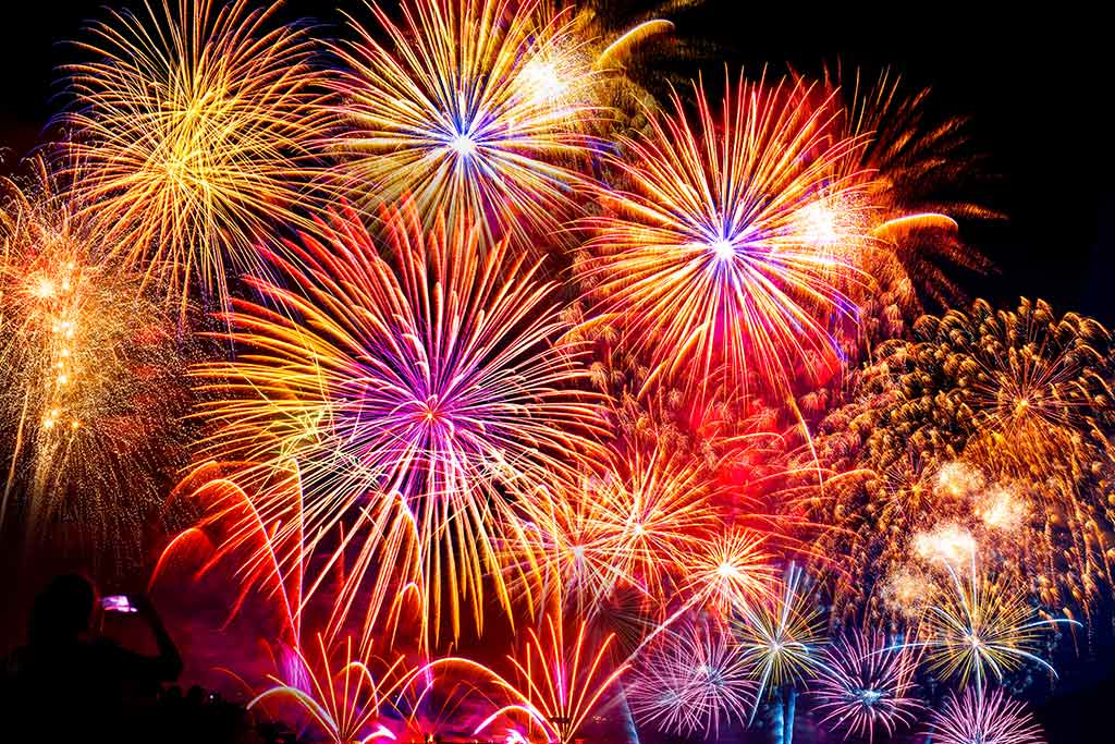 Fuochi d'artificio a Lido di Jesolo