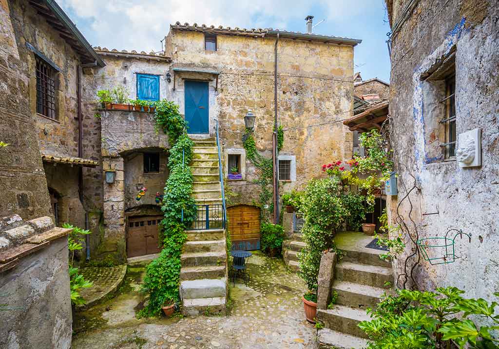Calcata, centro storico