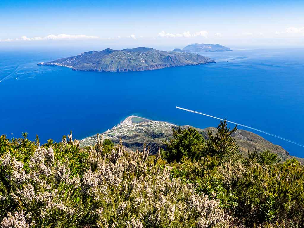 View of Lipari, Aeolian Islands
