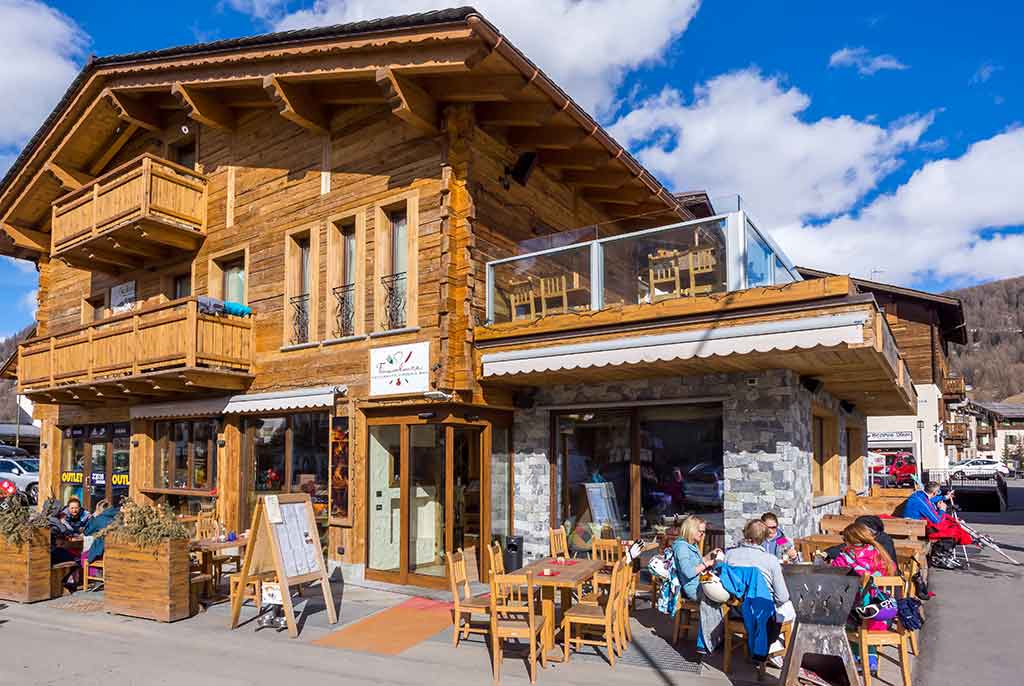 Restaurante típico en Livigno
