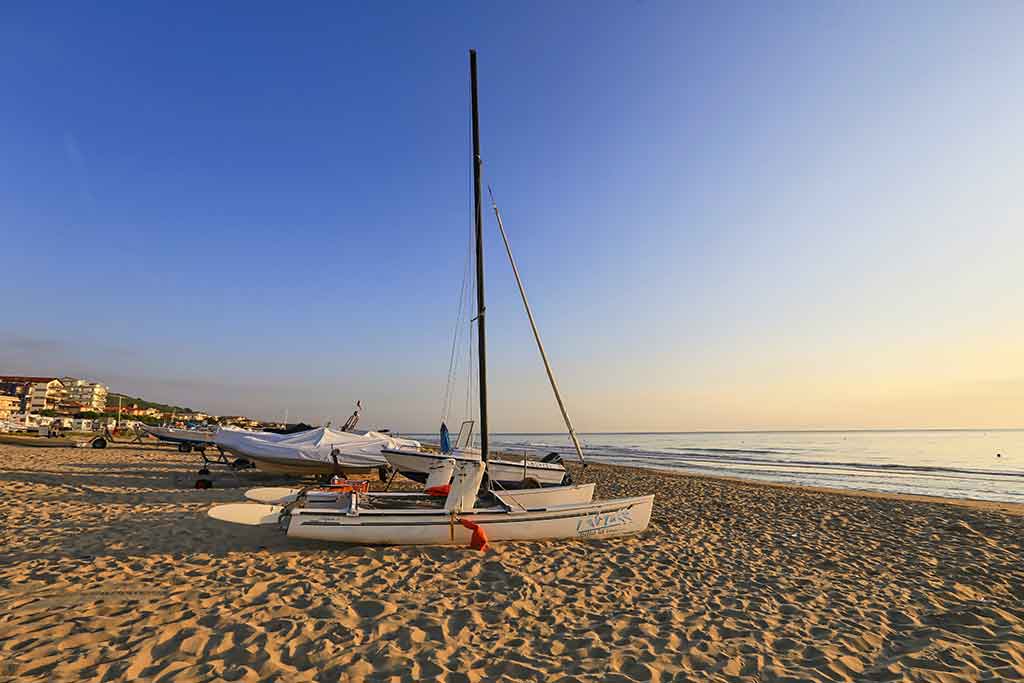 Spiaggia dorata di Martinsicuro in provincia di Teramo