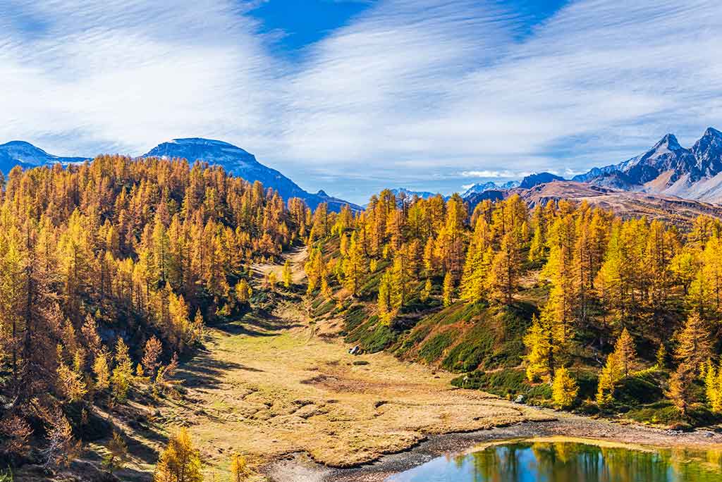 Devero, Verbano Cusio Osola, paesaggio autunnale
