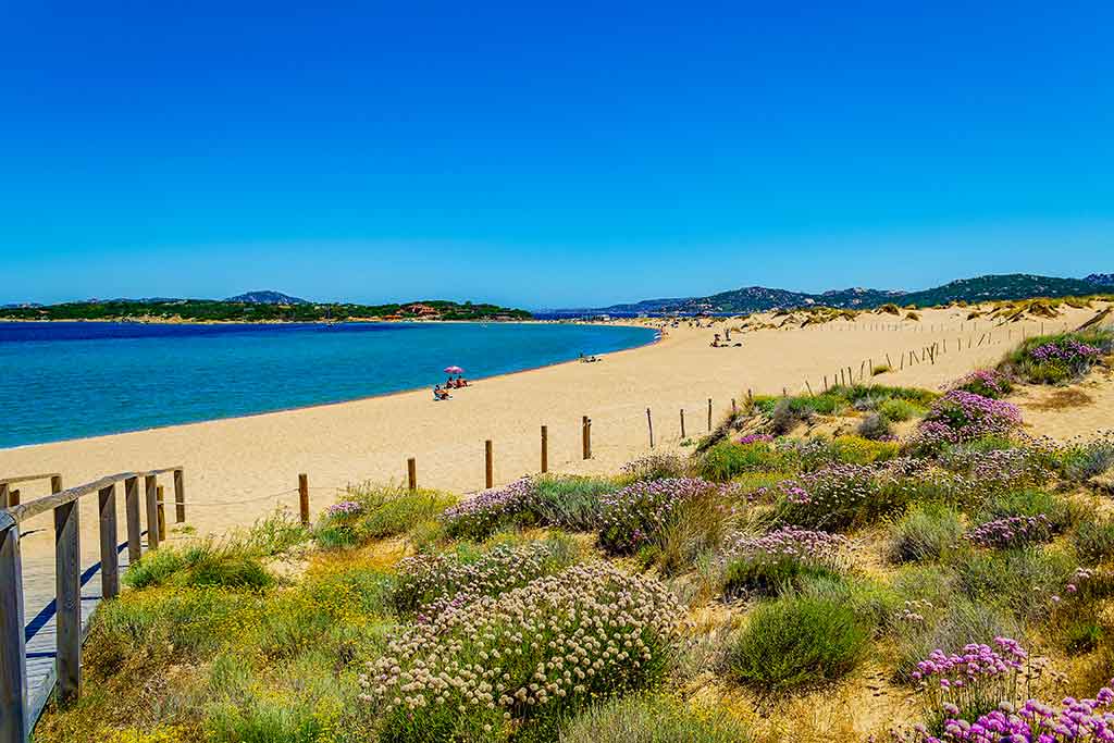 Olbia Porto Pollo Strand in der Nähe von Palau