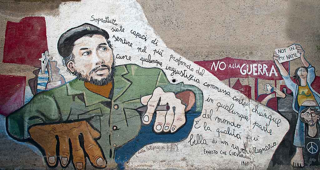 Orgosolo, murales di Che Guevara