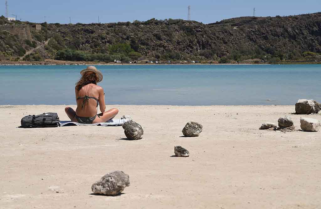 Pantelleria spiaggia Lago di Venere Pantelleria spiaggia Lago di Venere