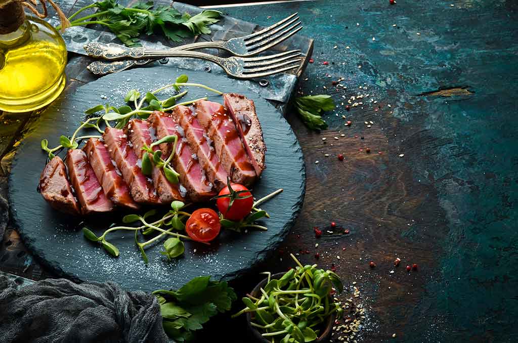 Gourmet tuna dish
