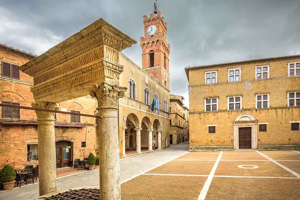Pienza, Piazza Pio II, Unesco site