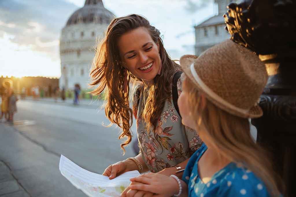 Pisa, turisti in visita a Pisa