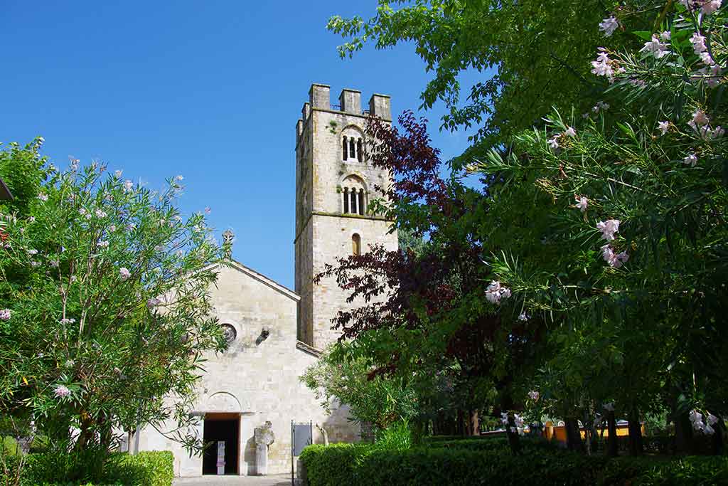 Roccavivara, Campobasso, facade of the Sanctuary of Madonna del Canneto