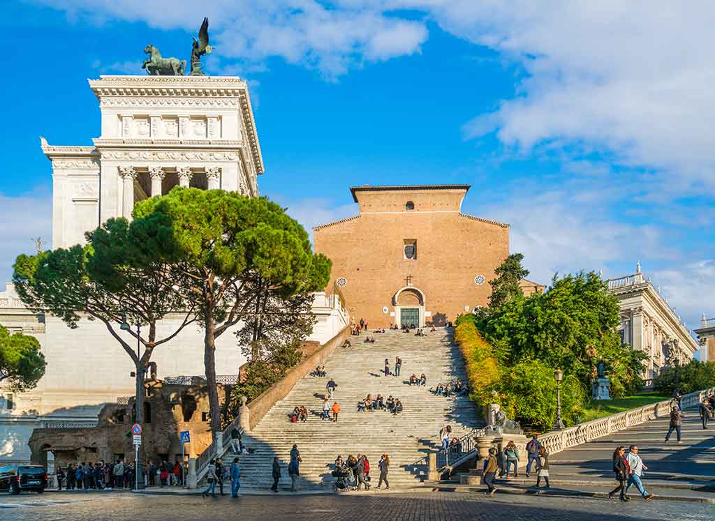 Basilica of Santa Maria in Ara Coeli, Rome, Italy