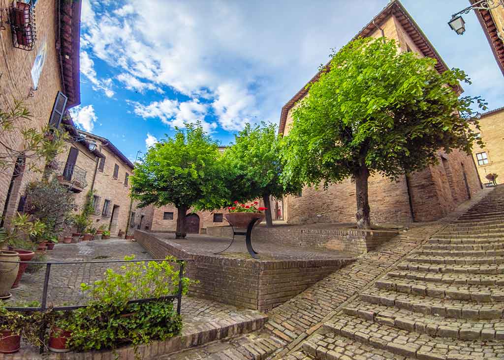 Sarnano, centro storico del paese