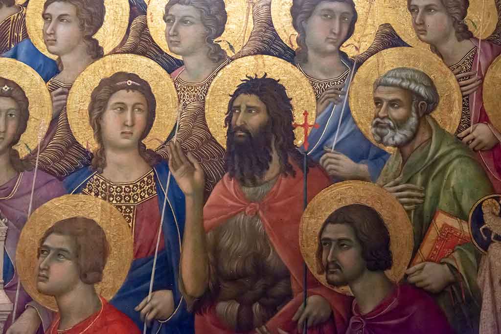 Sieva, fresque Duccio Majestà, église San Giovanni Battista