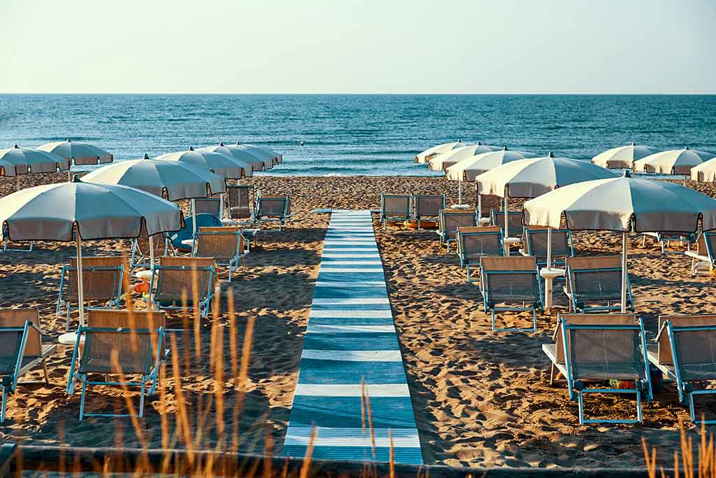 Plage de Jesolo, Venise