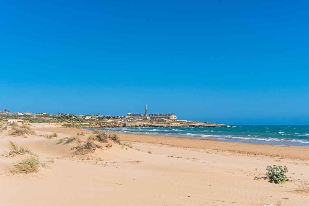 Plage de Sampieri près de Modica